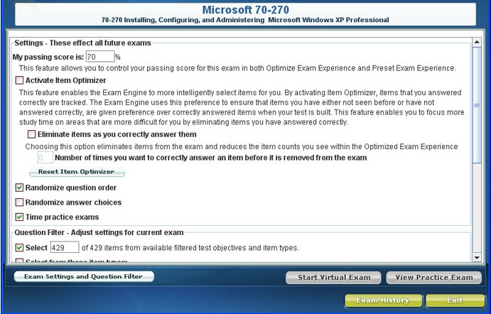 Beispielansicht 5 der Testsoftware